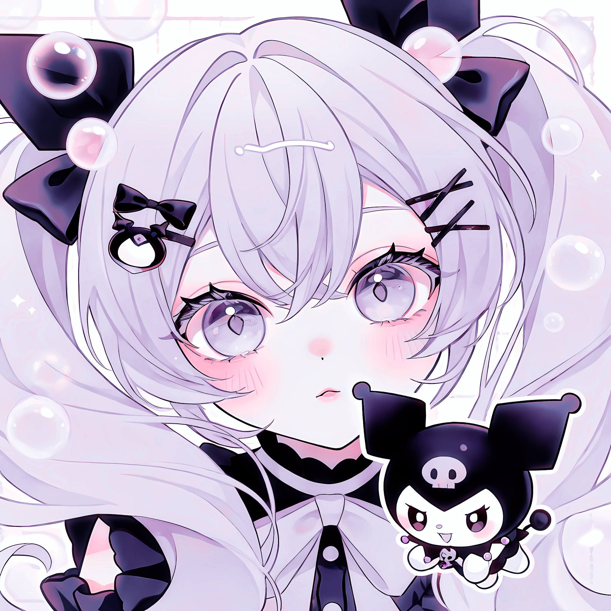 Icon + Banner (Girl Kuromi) - Discord Profile Picture | Free PFP Download