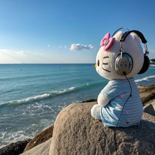 Hello kitty looking the ocean - Discord Profile Picture | Free PFP Download