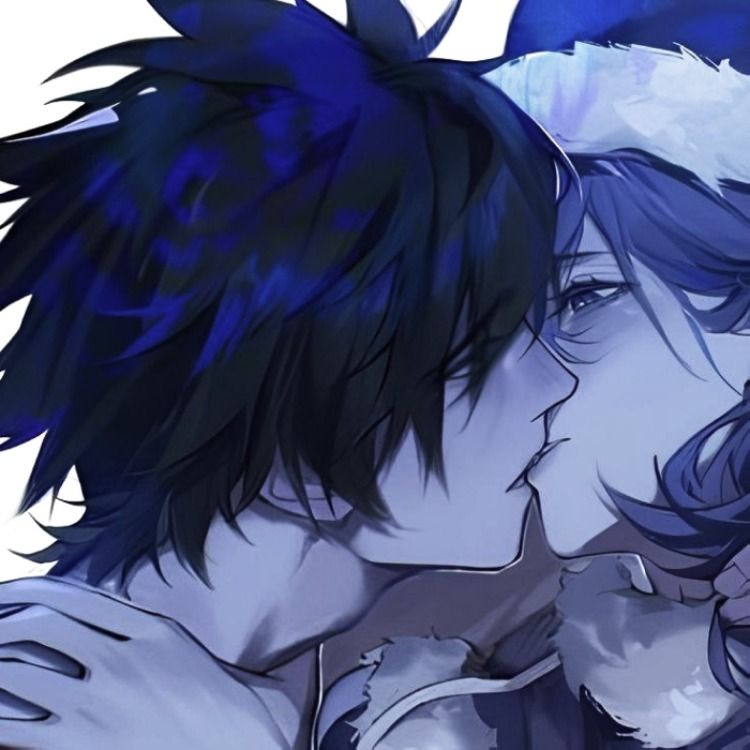 ɪᴄᴏɴ ᴍᴀᴛᴄʜ ᴄᴏᴜᴘʟᴇ ʙʟᴜᴇ 2/2 - Discord Profile Picture | Free PFP Download